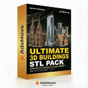 Ultimate 3D Buildings STL Pack – High-Detail Building Models for 3D Printing