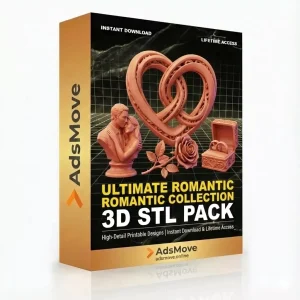 Ultimate Romantic Collection 3D STL Pack – High-Detail Printable Designs