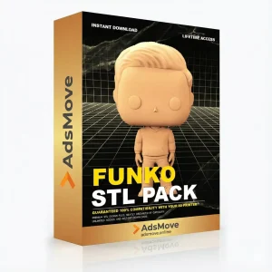 Ultimate Funko 3D Print STL Pack - High-Detail 3D Printing Instant Download & lifetime Access