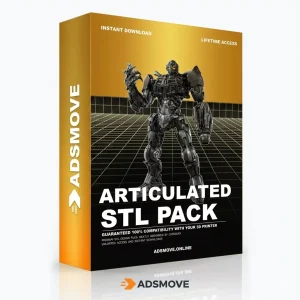 Ultimate Articulated Dragons 3D Print STL Pack - High-Detail 3D Printing Instant Download & lifetime Access