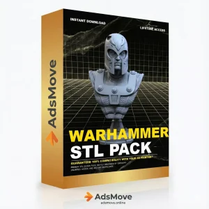 Ultimate warhammer 3D Print STL Pack - High-Detail 3D Printing Instant Download & lifetime Access