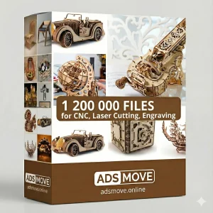 1,200,000-File Mega Bundle for CNC, Laser Cutting & Engraving – STL Pack | Instant Download & Lifetime Access
