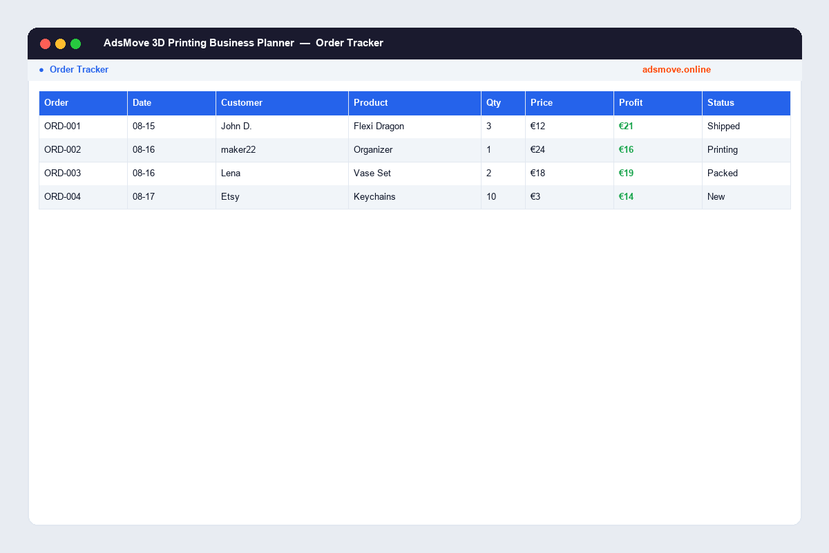 Order Tracker